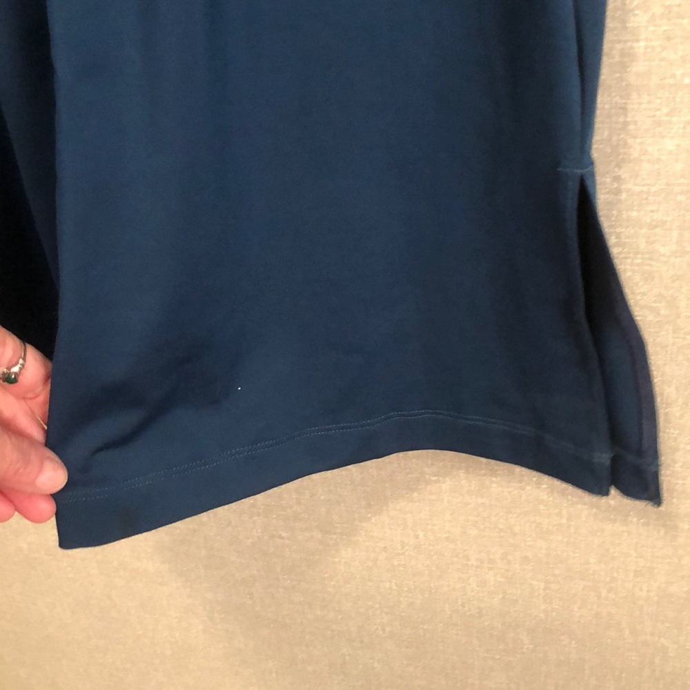 Nike Retro Logo Blue Flare Split Hem Leggings - Picture 6 of 9